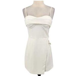 NBD new! White Mini Dress Party Wedding Bachelorette size Small